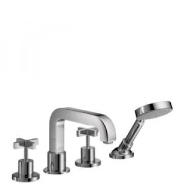 Hansgrohe Смеситель на борт ванны Citterio 39445000 хром