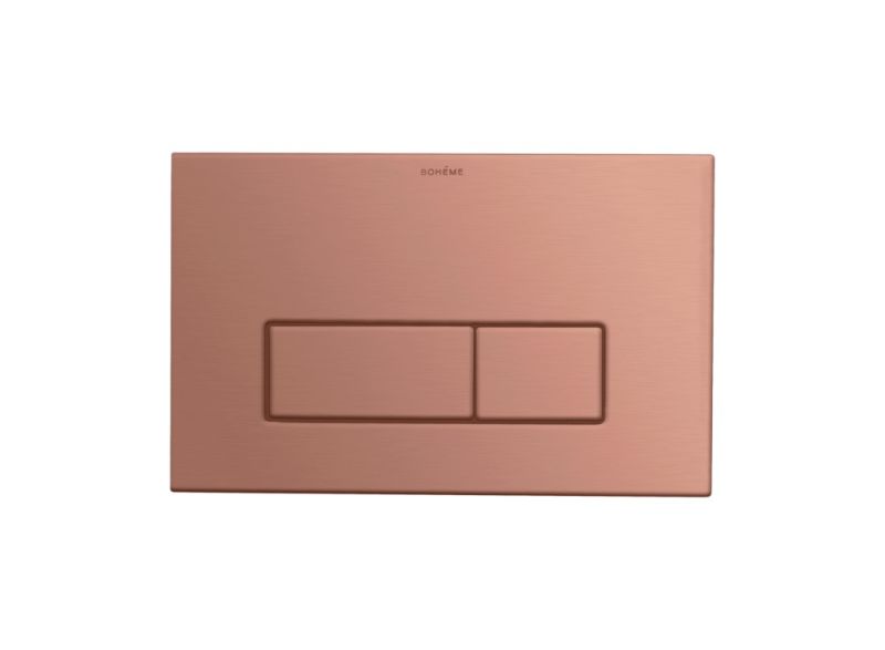 Boheme Клавиша смыва Bohem нерж.сталь COPPER BRUSHED (для 666) брашированная медь