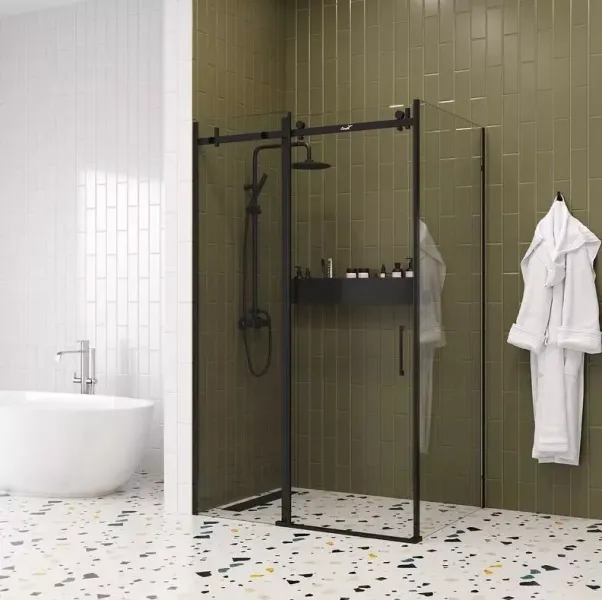 Cerutti SPA Душевой уголок Cerutti SPA CEZA'S120B черный 120х90 — изображение 5