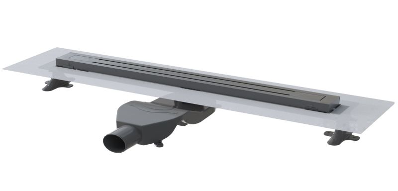 Boheme Душевой лоток Premium Trendy 983-80-GM 80 см оружейная сталь