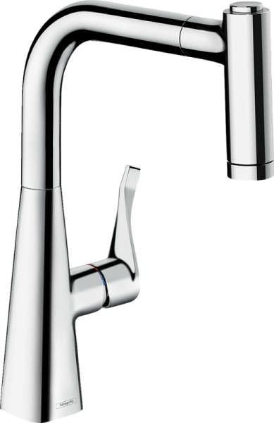 Hansgrohe Смеситель для кухни Metris 73800000 хром