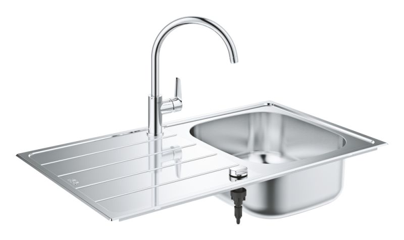 Grohe Мойка со смесителем Bau 31562SD1 нержавеющая сталь