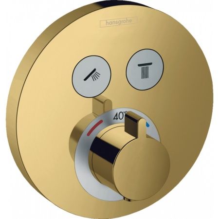 Hansgrohe Смеситель для душа ShowerSelect S 15743990 полированное золото