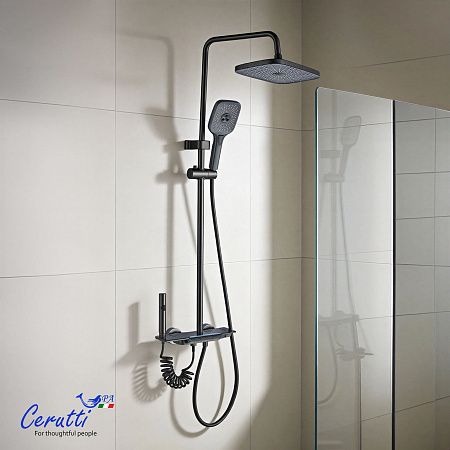 Cerutti SPA Душевая стойка FLAVIO графит