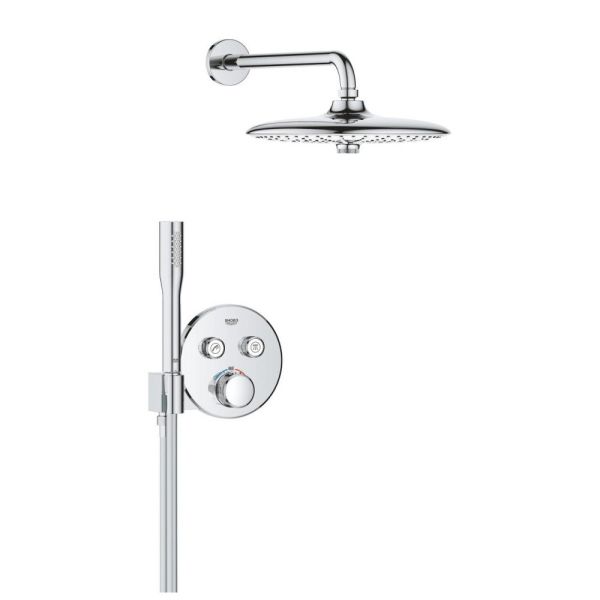 Grohe Душевой комплект с термостатом Grontherm SmartControl 34867000 хром
