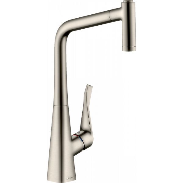 Hansgrohe Смеситель для кухни Metris 14780800 сталь