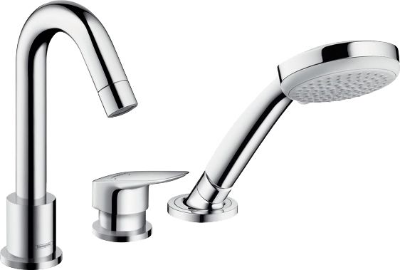 Hansgrohe Смеситель на борт ванны Logis 71310000S  хром