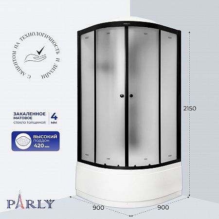 Parly Душевая кабина BETT B921 (90х90х215)