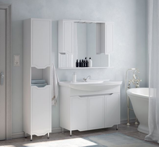 Corozo Тумба под раковину Мирра SD-00001544 105см белый — изображение 4