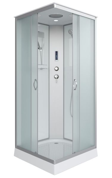 Niagara Душевая кабина NG-1101-14P 90x90см серебро/матовое