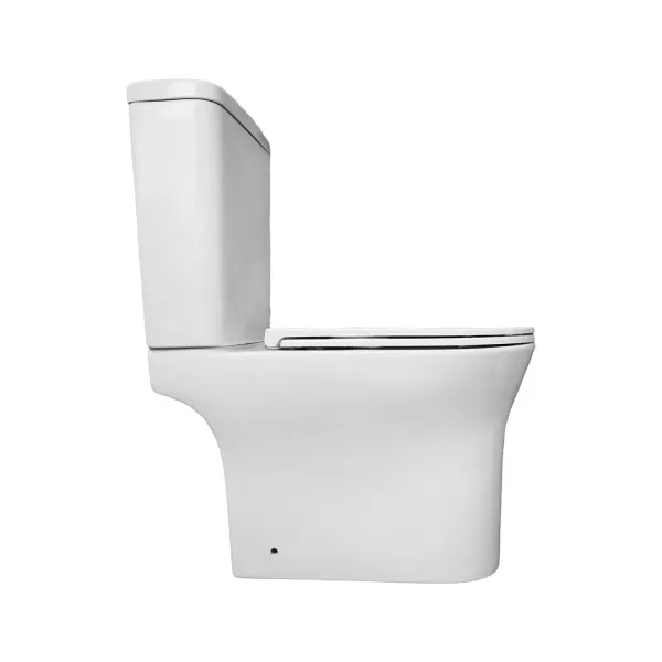 Azario Унитаз-компакт Mansion AZ-2142A-UQ3 безободковый торнадо белый