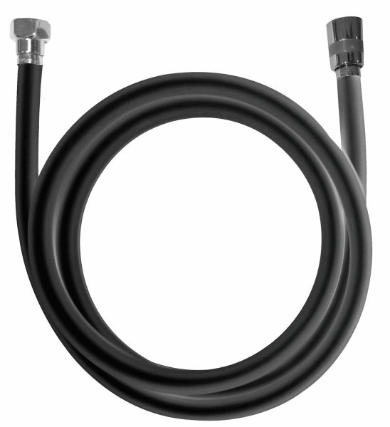 Azario Душевой шланг MANO AZ-157570124 150 см ПВХ с защитой от перекручивания черный