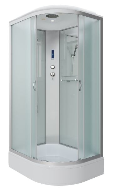 Niagara Душевая кабина NG-33194-14LP 110x90см серебро/матовое