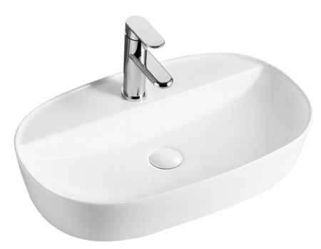 Azario Раковина накладная 61х40х12 фаянс(AZ2203)