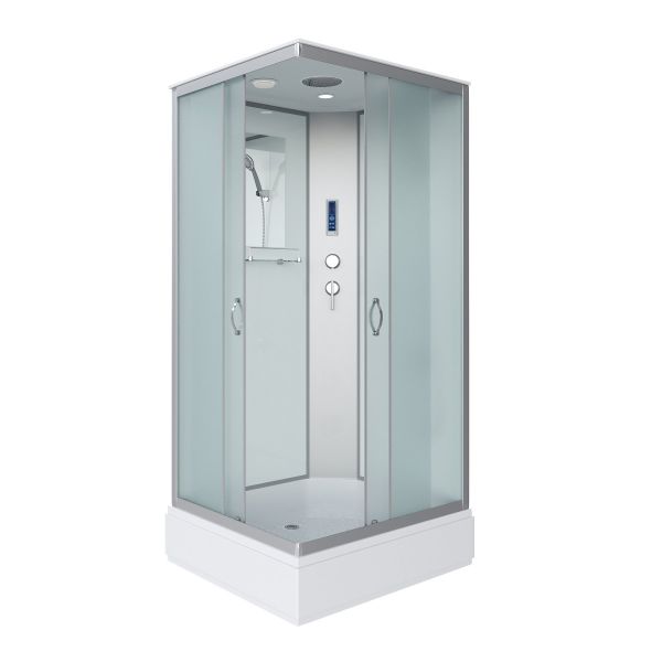 Niagara Душевая кабина Classic 339844QP 90x80 см профиль хром стекло матовое