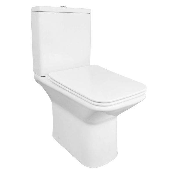 Azario Унитаз-компакт Formal AZ-1353B безободковый в комплекте с бачком и сиденьем микролифт