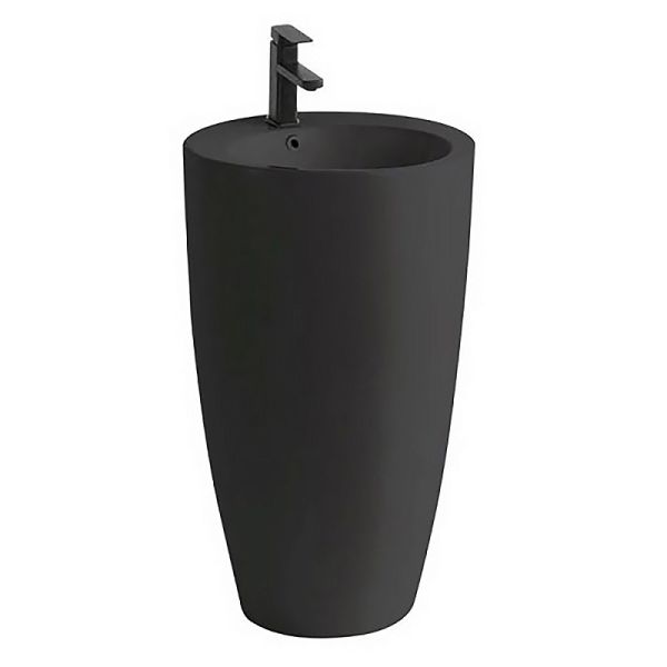 Azario Раковина напольная Dea AZ-203MB 50x86 см чёрный матовый