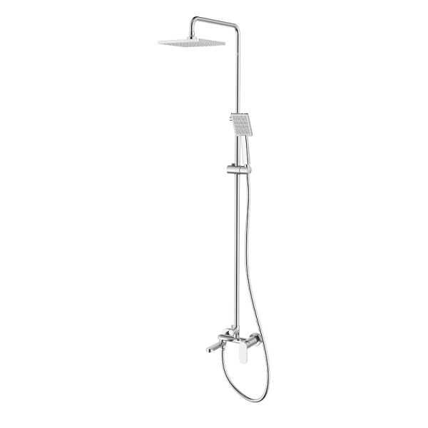 Azario Душевая стойка Florida Square AZ-WSA654232C хром