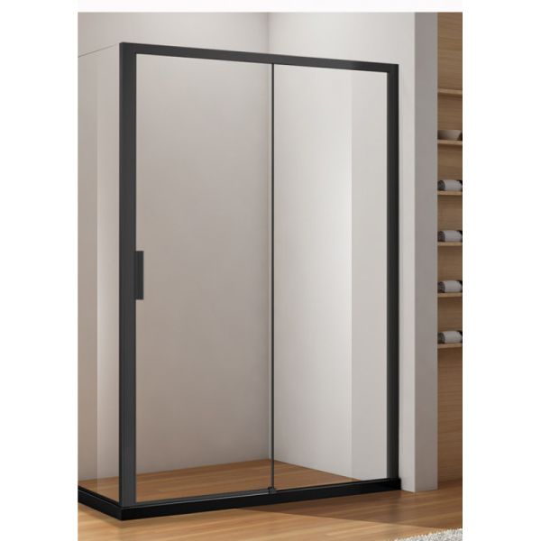 Aquanet Душевая дверь Pleasure AE60-N-150H200U-BT 273599 150 см профиль чёрный стекло прозрачное