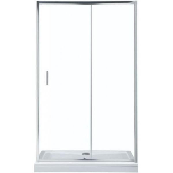 Aquanet Душевая дверь SD-1100A 273605 110 см профиль хром стекло прозрачное