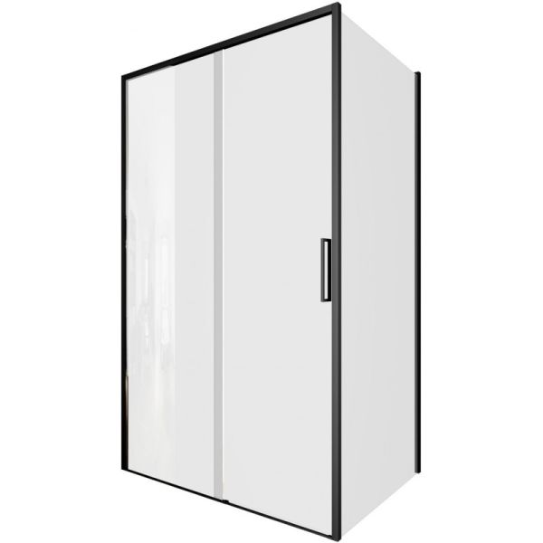 Aquanet Душевой уголок Pleasure Evo AE65-120x90-BT 324135 120x90 см профиль чёрный матовый стекло прозрачное