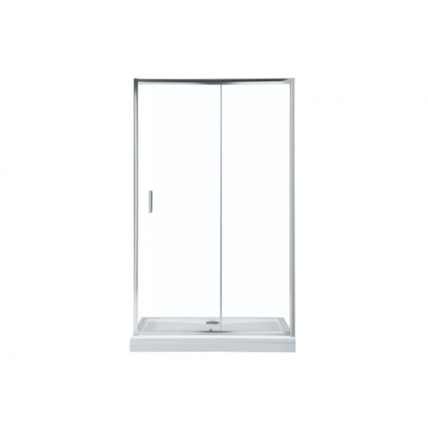 Aquanet Душевая дверь SD-1200A 209406 120 см профиль хром стекло прозрачное