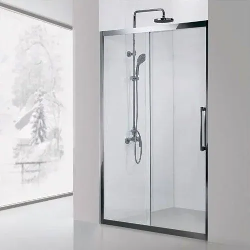 Aquanet Душевая дверь Delta NPE6121 273612 130 см стекло прозрачное профиль хром