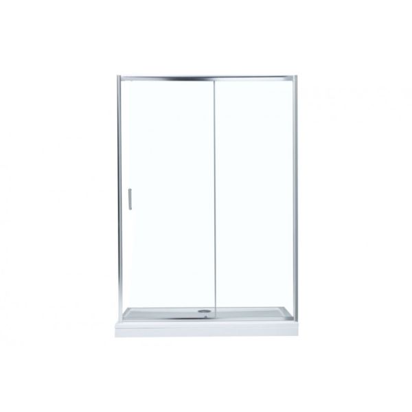 Aquanet Душевая дверь SD-1400A 209408 140 см профиль хром стекло прозрачное