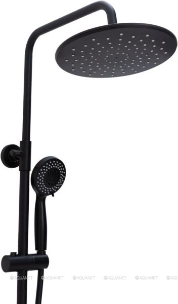 Aquanet Душевая стойка Passion R3 AF300-72-R-B 261838 чёрный матовый — изображение 3