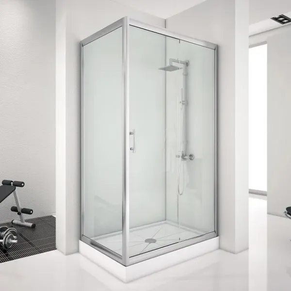 Aquanet Душевой уголок Alfa NAA1131 273606 160x80 см стекло прозрачное профиль хром