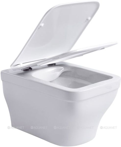 Aquanet Унитаз подвесной Elegant Rimless Elegant W LX-1163 Soft Close 280960 белый — изображение 4