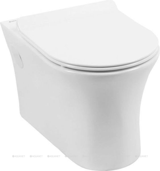 Aquanet Унитаз подвесной Rimless Roll-W CL-12249D 210766 белый
