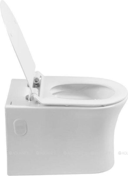 Aquanet Унитаз подвесной Rimless Roll-W CL-12249D 210766 белый — изображение 5